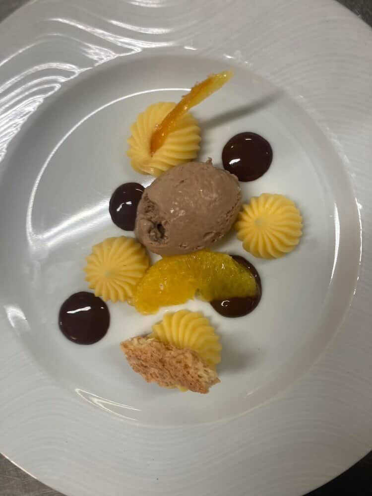 delicieux dessert à deguster au restaurant le verger à plancoet